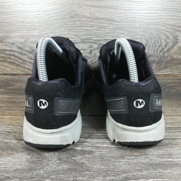 Merrell Bare Access Ultra Black Silver Running Shoes (J559582) Women's 8.5 - Picture 4 of 8